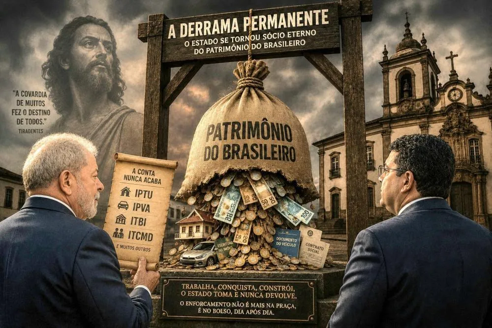 A Derrama permanente: como o Estado brasileiro se tornou sócio eterno do seu patrimônio
