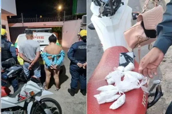 Mais de 250 porções de droga são apreendidas com casal durante operação em Teresina