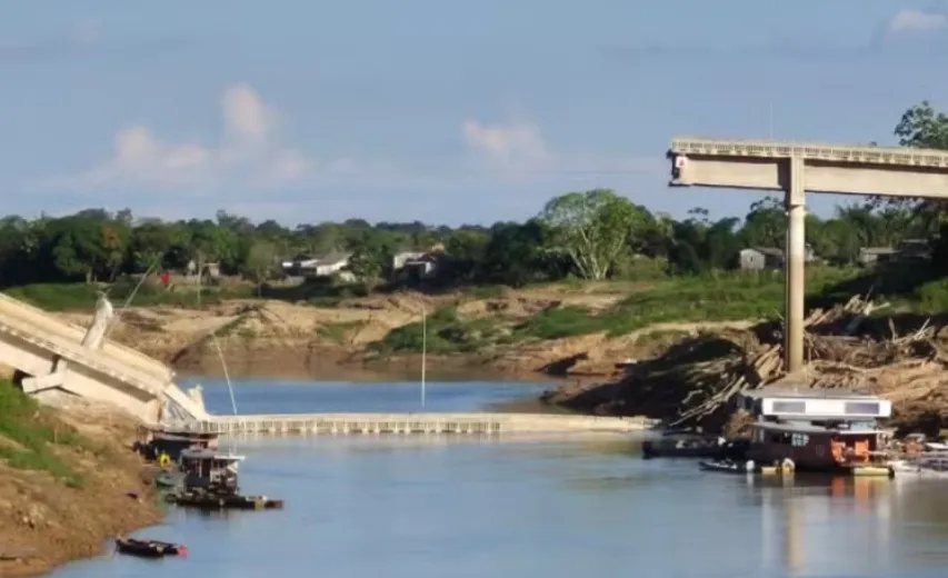 Justiça impõe medidas urgentes após desabamento da Ponte Frei Paolino e prevê multas de até R$ 200 mil por dia