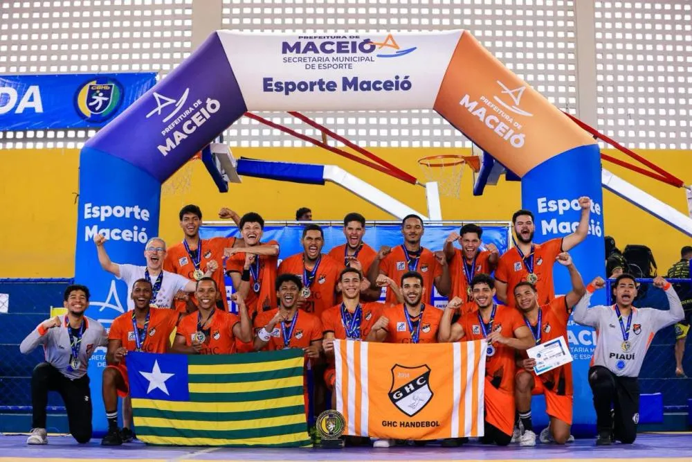 GHC conquista título inédito do Brasileiro de Clubes e coloca o Piauí no topo do handebol nacional