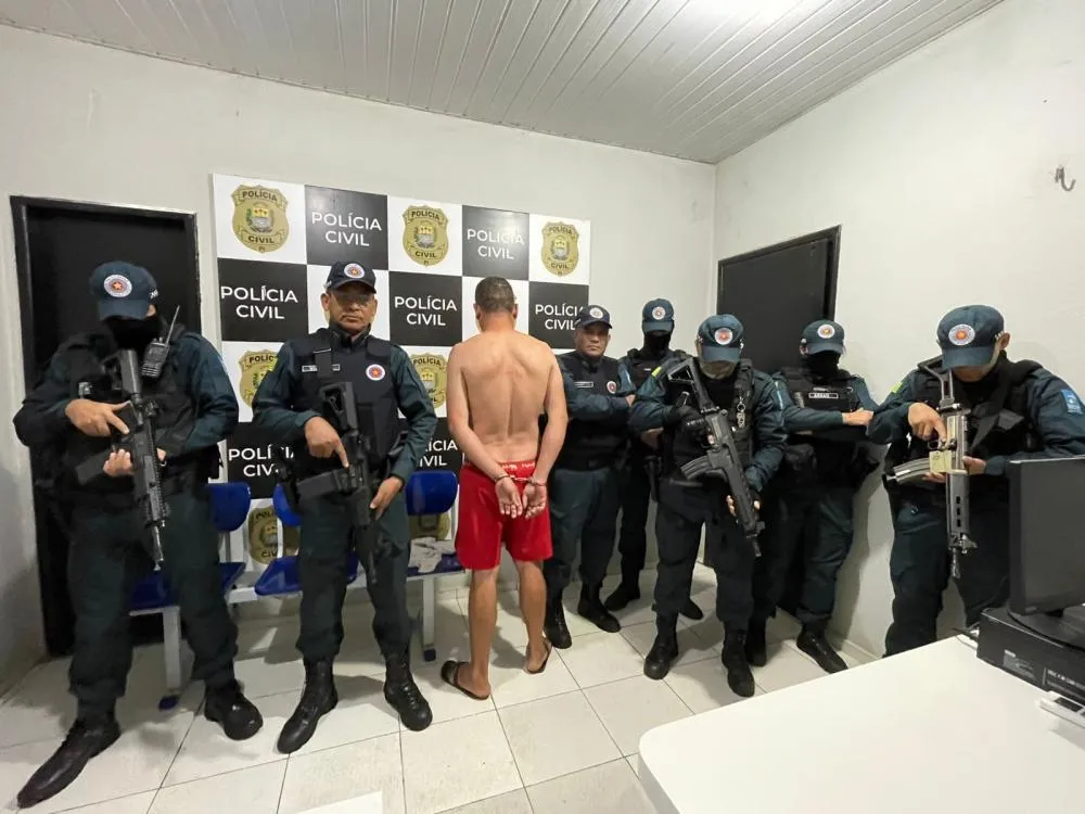 Operação da PM prende homem e com ele apreende arma carregada e drogas no Piauí