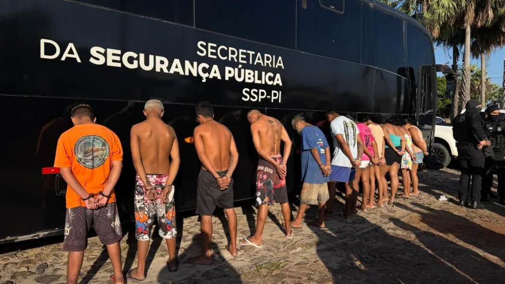 Megaoperação policial avança contra grupo criminoso e cumpre prisões no Piauí