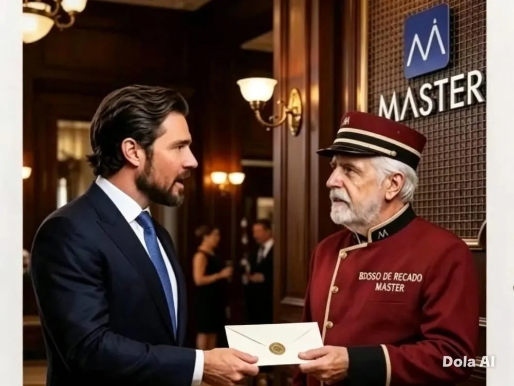 Vorcaro e Jacques Wagner no vídeo prozido por IA - Foto: Reprodução