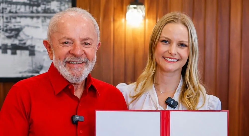 Lula e Verônica Sterman - Foto: Reprodução