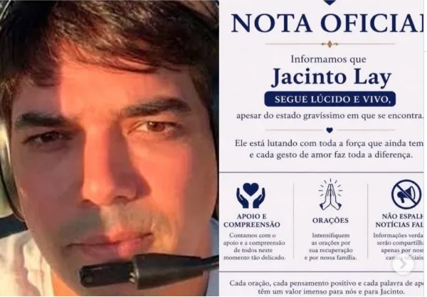 Segundo a família, o médico Jacinto Lay continua vivo lutando pela vida - Foto: Reprodução