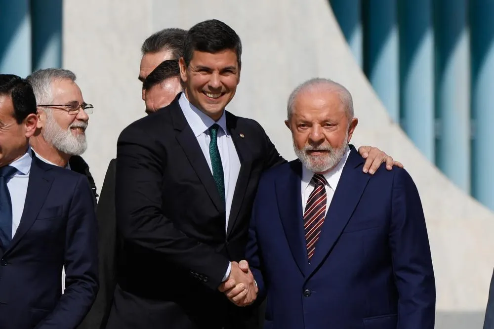 Presidente Santiago Peña e Lula da Silva - Foto: Reprodução