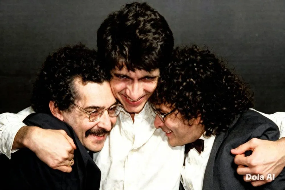 Clésio, Fagner e Clodo em foto antológica, memorável do intérprete com os autores de Revelação - Foto: Reprodução