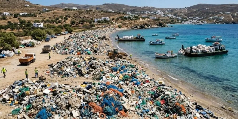 Foi uma iniciativas organizadas de limpeza para recuperação e preservação dos ecossistemas litorâneos - Foto: Reprodução