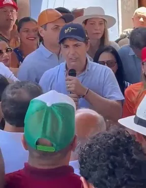 Roger Linhares declara em evento do governo que está fechado com Ciro para o Senado - Foto: Reprodução