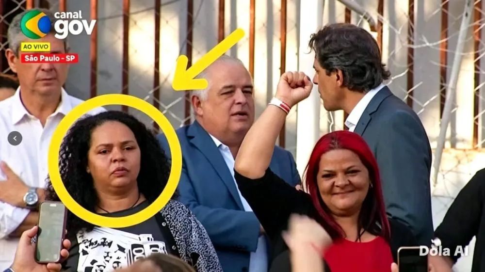 A foto da polêmica que Haddad insiste em negar - Foto: Reprodução