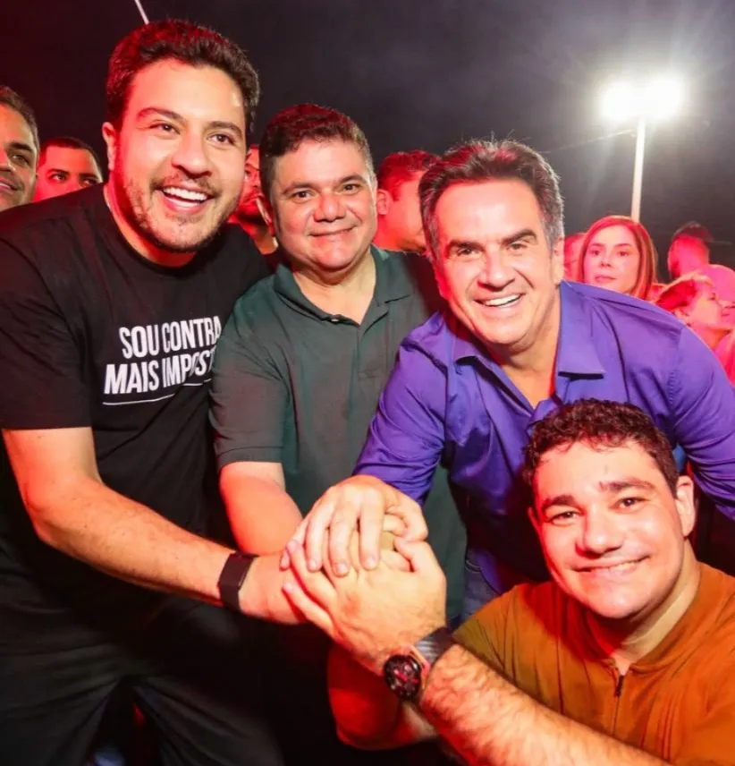 Jadiel Alencar, Fábio Xavier, Ciro Nogueira - Foto: Reprodução