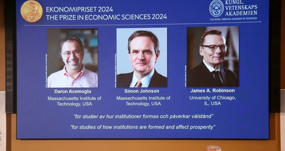 Nobel de Economia 2024 vai para trio que desvenda a persistência da desigualdade global