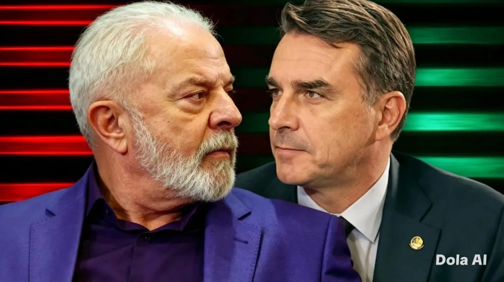 Campanha de Lula apelou para a fake news contra Flávio Bolsonaro - Foto: Reprodução