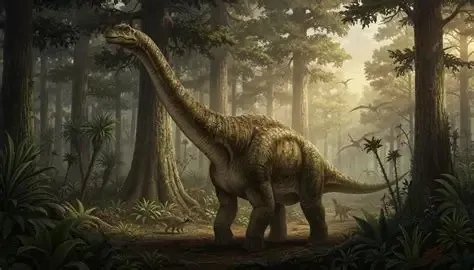 Dasosaurus tocantinensis, que teria alcançado aproximadamente 20 metros de comprimento - Foto: Reprodução
