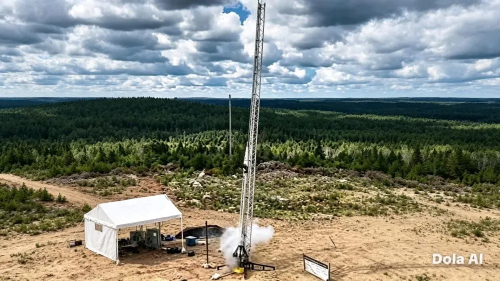 O experimento ocorreu no dia 20 de agosto, em Timmins, Ontário, no Canadá - Foto: Reprodução