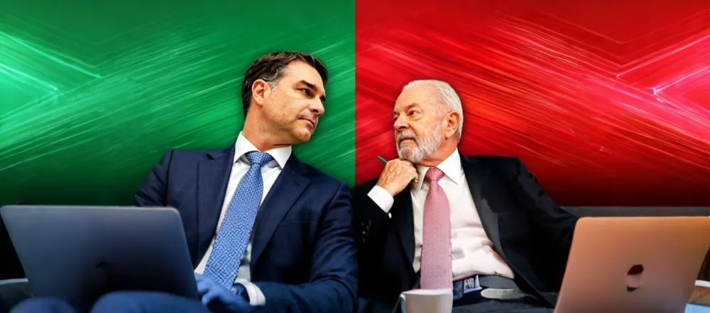 Flávio ultrapassa Lula numericamente e oposição vê sinal de virada
