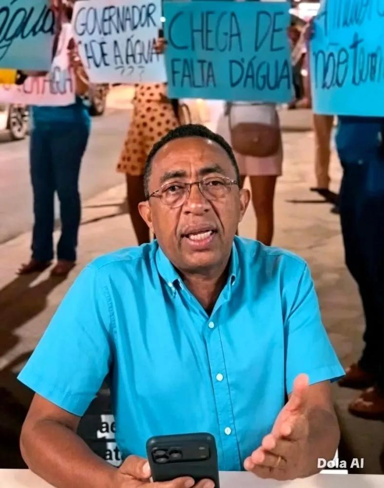 Joel rasgou o verbo contra a falta d'água que assola o povo do Piauí - Foto: Reprodução