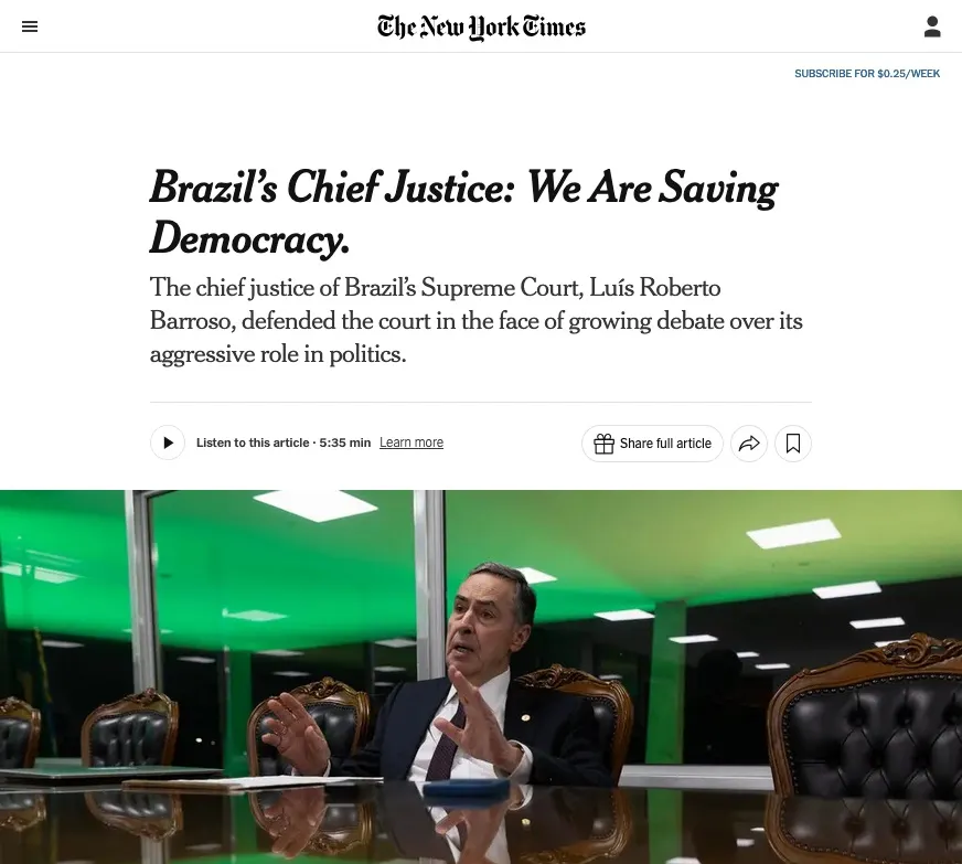 STF: Guardião ou ameaça à democracia?