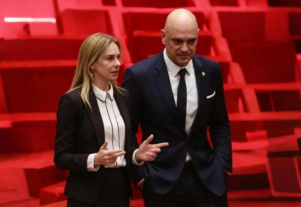 Viviane Barci e o marido Alexandre de Moraes - Foto: Reprodução