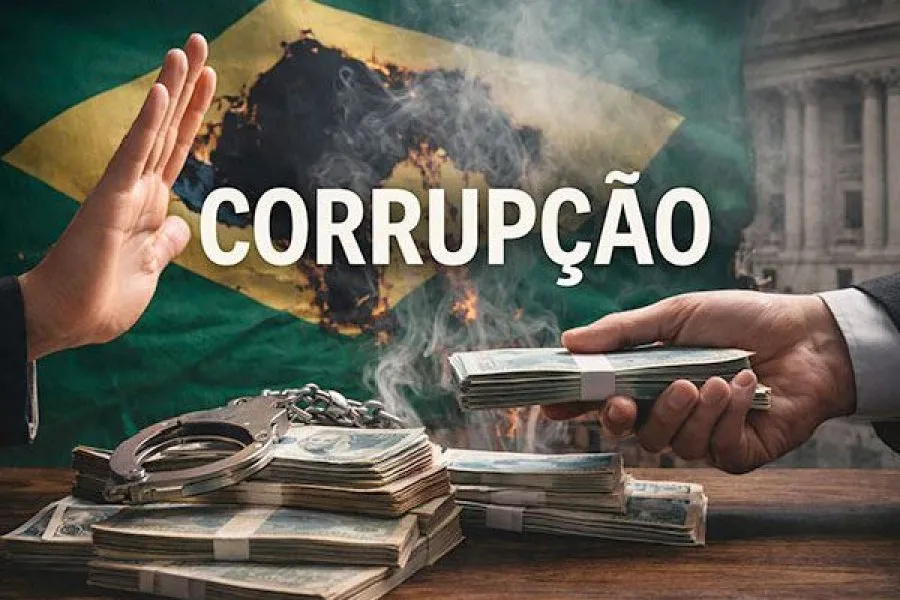Pesquisa aponta que 82,7% dos brasileiros estão muito ou extremamente preocupados com a corrupção