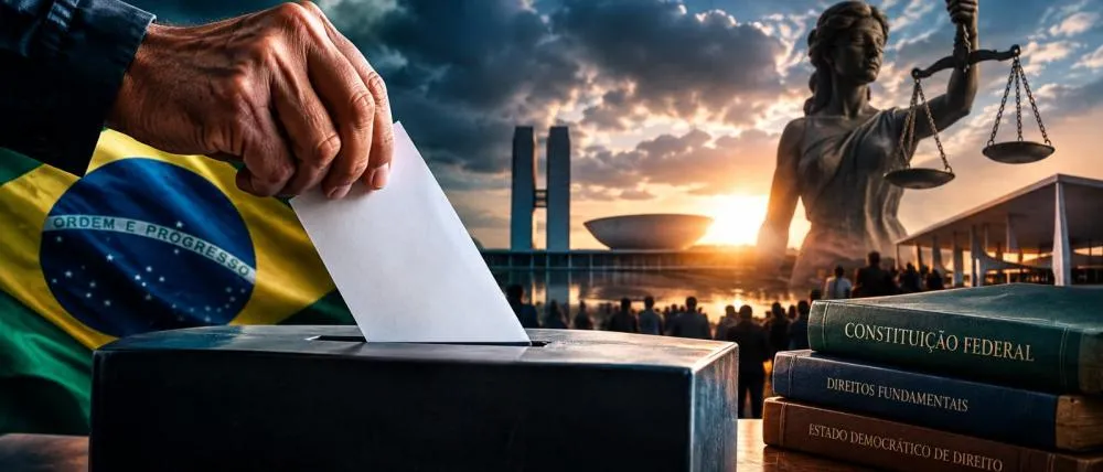 A eleição é apenas um instrumento da Democracia - Foto: Reprodução/Imagem gerada por IA