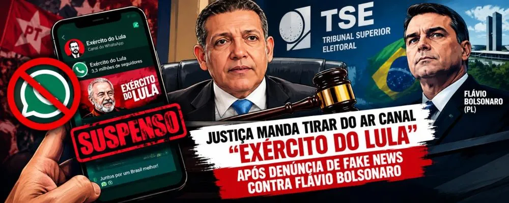 TSE viu a disseminação de fake news no canal de Lula - Foto: Reprodução/Imagem gerada por IA