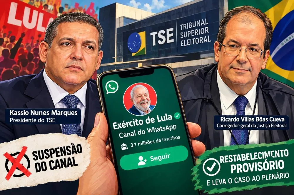 Corregedor atropelou decisão do presidente no TSE - Foto: Reprodução/Imagem gerada por IA