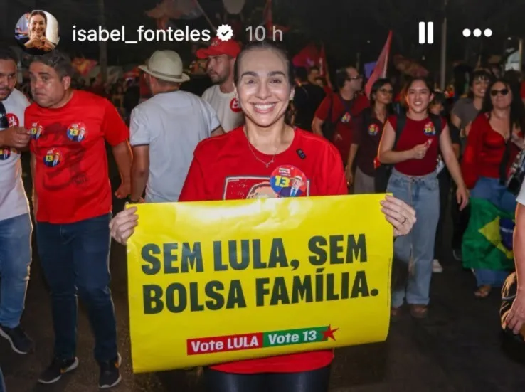 A peça de desinformação foi postada pela própria primeira dama em sua rede social - Foto: Reprodução