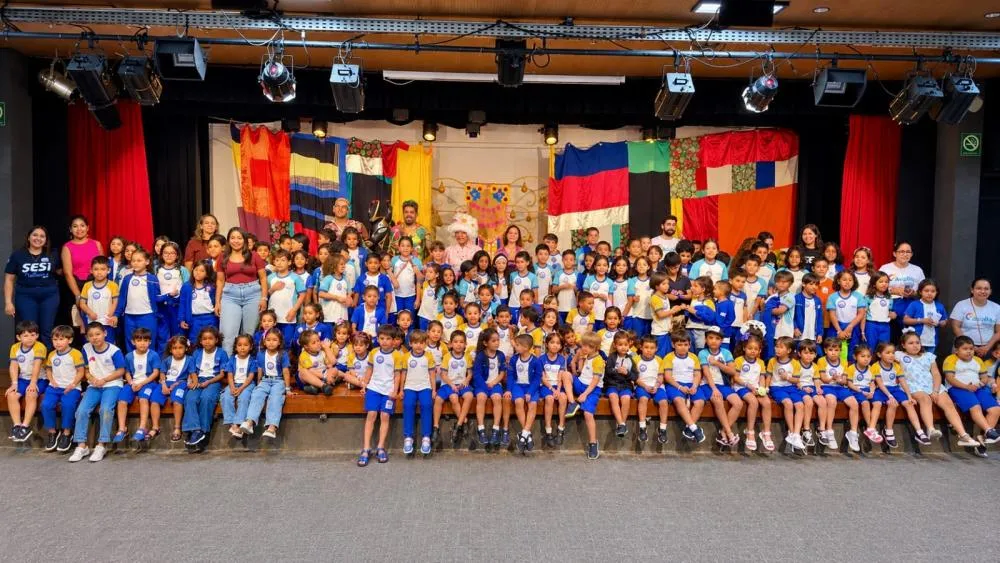 Sesi Piauí Encena inicia atividades em Parnaíba com estudantes do Sesi e da comunidade Portinho