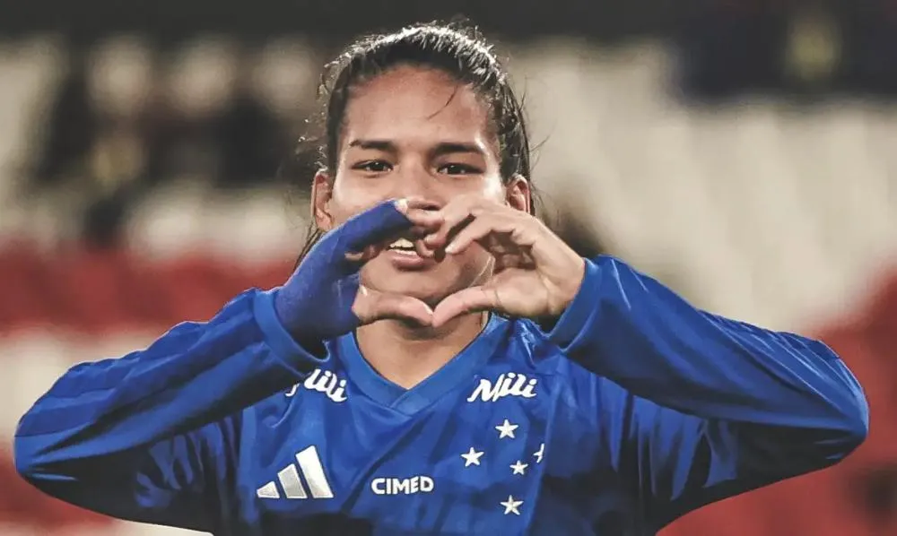 Atacante do Cruzeiro, Marília Furiel / Fonte: Gustavo Martins - Cruzeiro