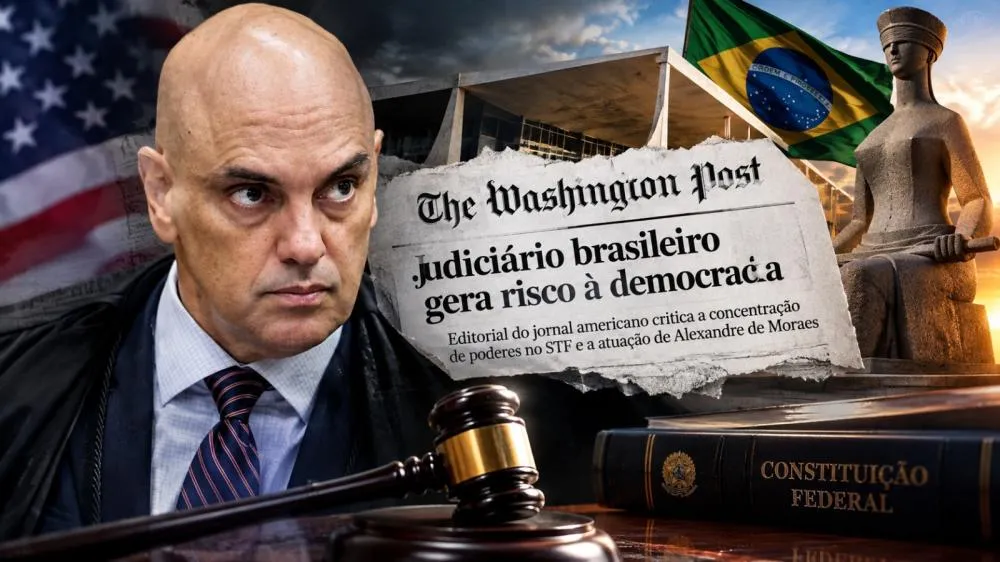 Washington Post critica Judiciário brasileiro e alerta para riscos à democracia