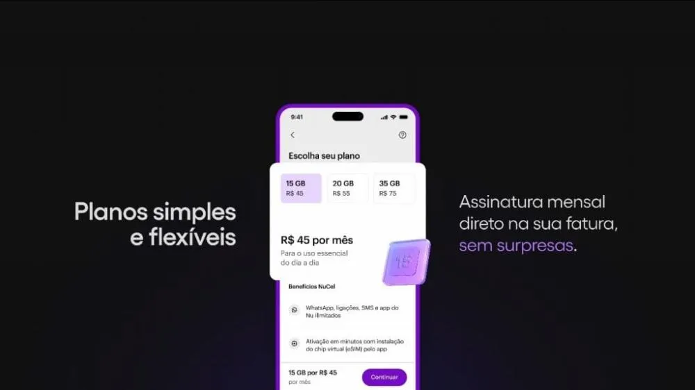 Nubank expande atuação e lança NuCel, sua operadora de telefonia móvel
