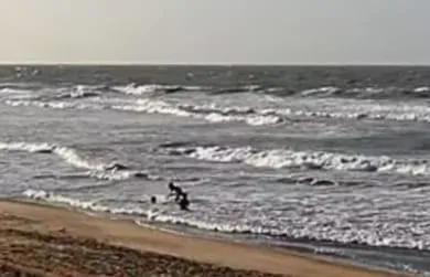 Tragédia em série: Dois afogamentos marcam feriado na Praia do Arrombado