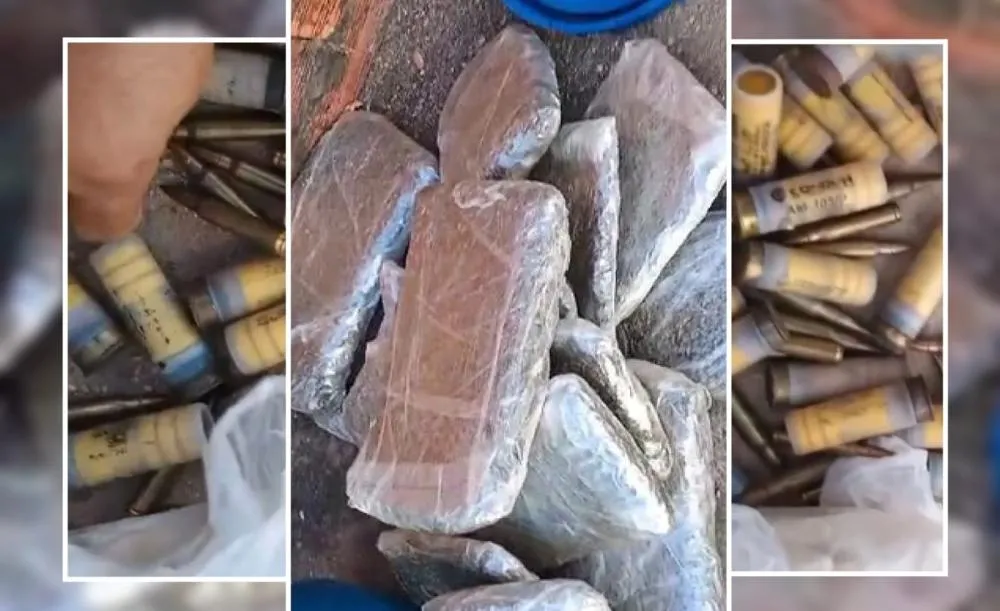 Grande apreensão de drogas e armas em Teresina inclui munições de fuzil e até uma granada