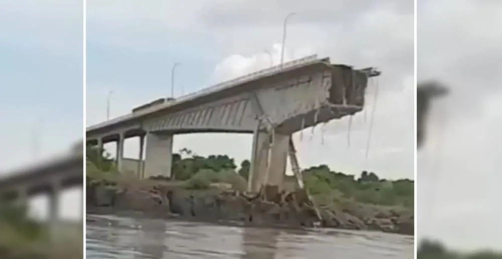 Confirmadas duas mortes no desabamento da ponte sobre o Rio Tocantins na divisa entre Maranhão e Tocantins