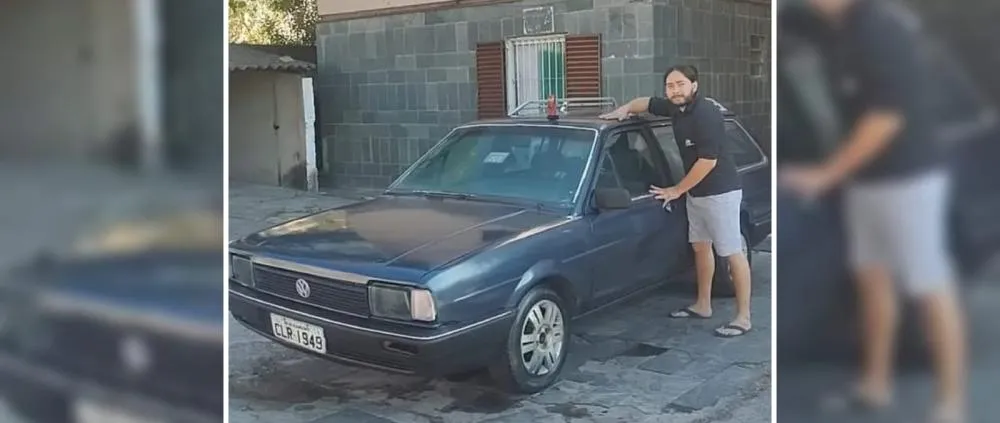 Programador brasileiro transforma Santana Quantum de 1989 em carro quase autônomo por R$ 900