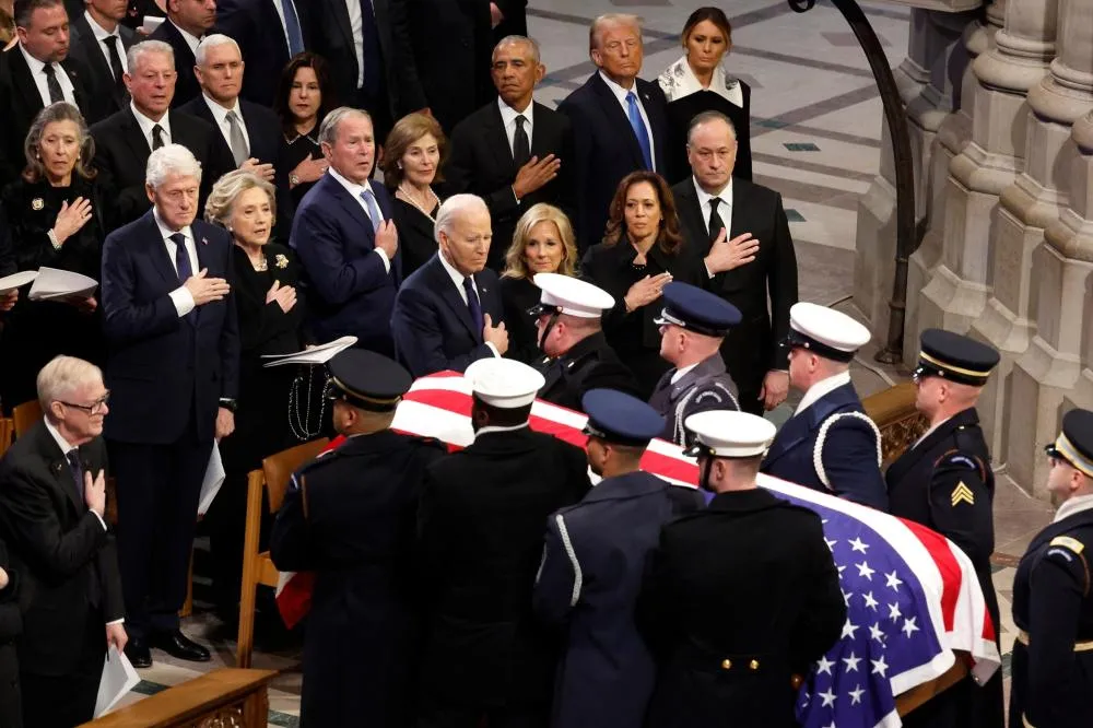 Jimmy Carter é homenageado em cerimônia de Estado na capital americana