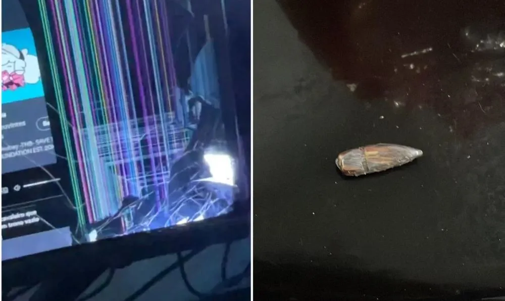 Streamer sobrevive a bala perdida que atravessou monitor durante tiroteio no Rio