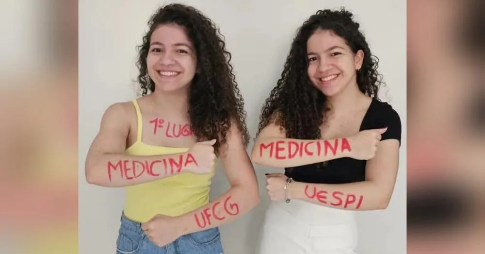 Gêmeas do Rio Grande do Sul são aprovadas em medicina e agora encaram o desafio de estudar em Estados diferentes