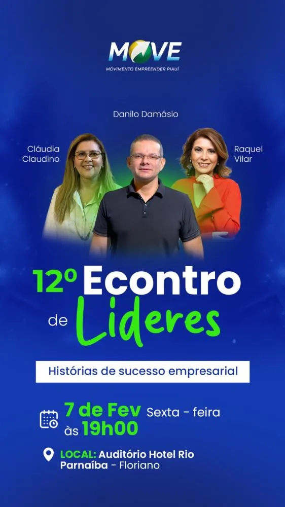 Floriano se prepara para o 12º Encontro de Líderes com grandes nomes do empresariado