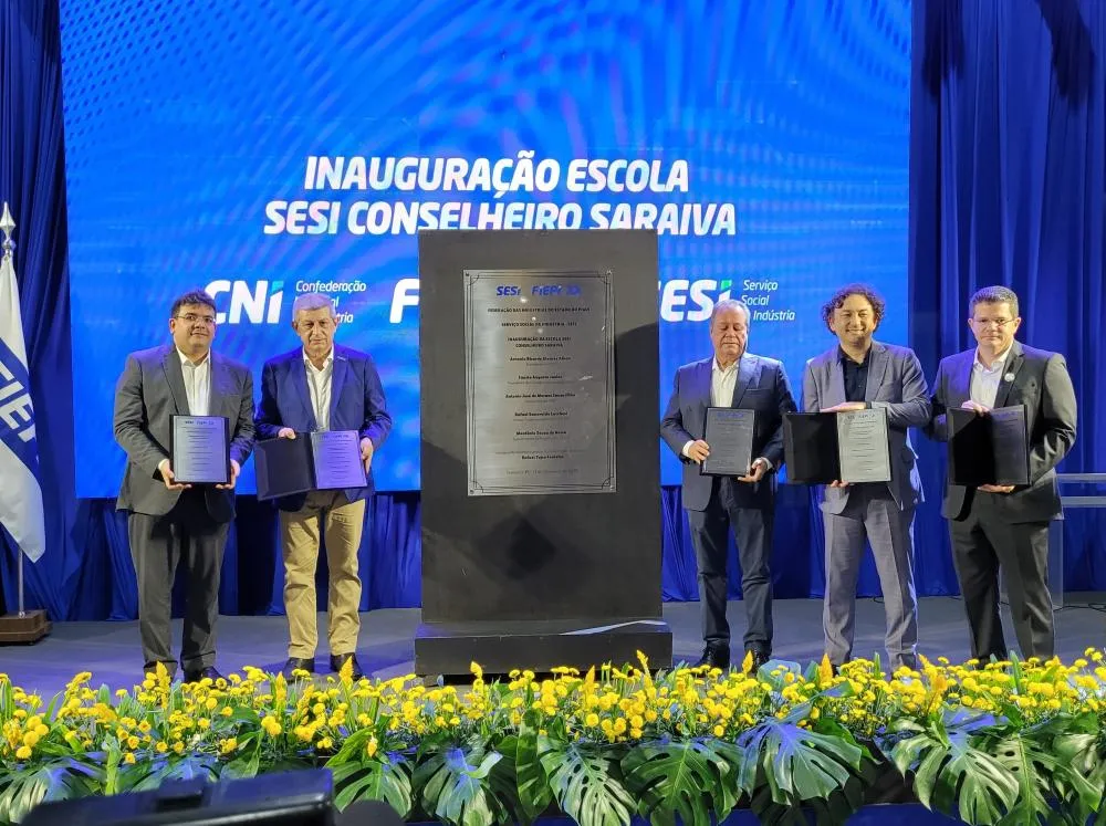 Zé Filho inaugura Escola SESI Conselheiro Saraiva e destaca impacto na formação de jovens