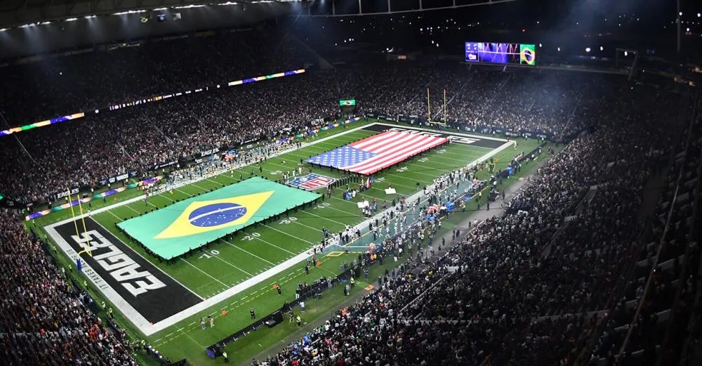Brasil receberá mais um jogo da NFL em 2025