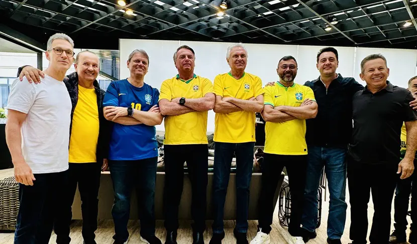 Governadores e Bolsonaro se unem por anistia aos presos de 8 de janeiro