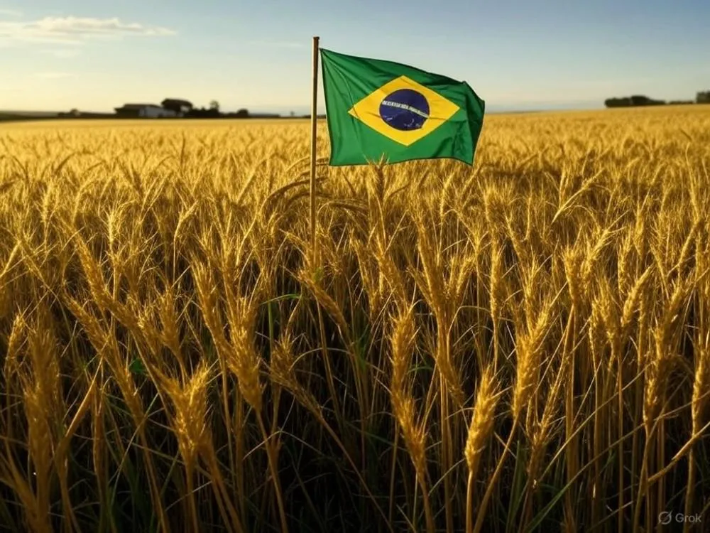 Trigo brasileiro em vantagem: produção tem menor pegada de carbono que a média global