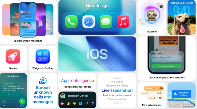 Apple surpreende na WWDC 2025 com padronização de nomes e novo design