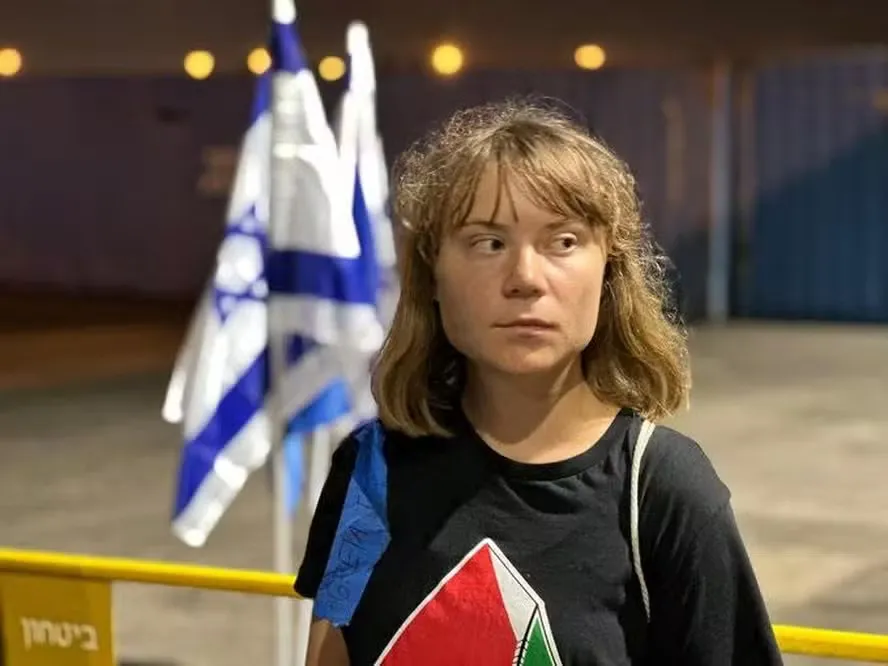 Greta Thunberg é deportada de Israel 