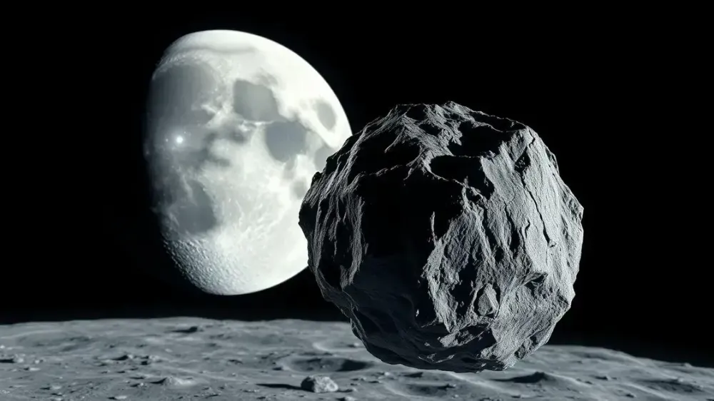 Asteroide 2024 YR4: risco de colisão com a Lua aumenta após novos estudos
