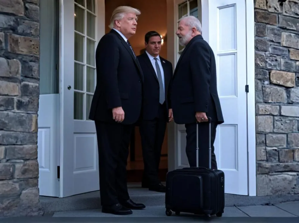 Trump estende a mão, mas não recua diante de Lula