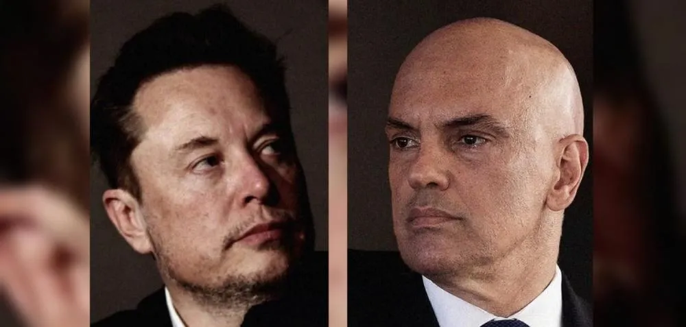 Após ameaça de Moraes de tirar o X do ar, Musk contra-ataca e critica ministro com sarcasmo