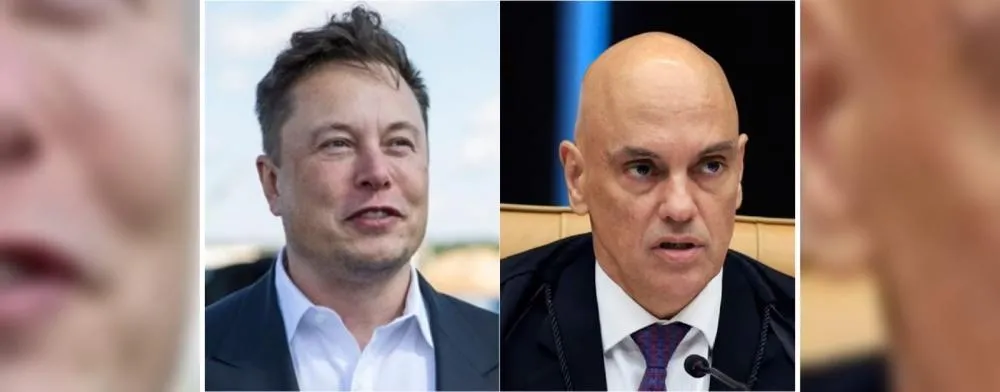 Alexandre de Moraes Moraes bloqueia recursos financeiros da empresa Starlink, de Elon Musk